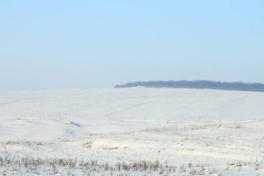Güzel bir kış manzarası