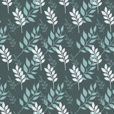  Yapraklı kusursuz botanik desen