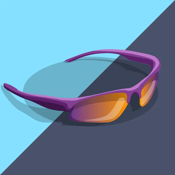 Sport sunglasses polarized — Stock Vector