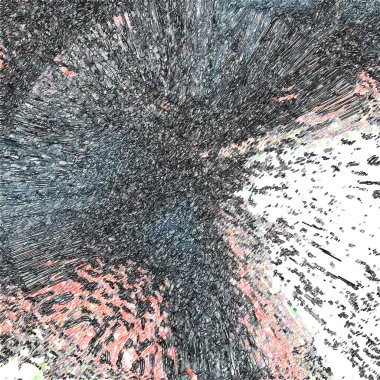 Sulama sürdürülebilir, atomik eğilim, atom benzeri, yağlı ve ince renkli soyut tasarım yükselen zemin üzerinde