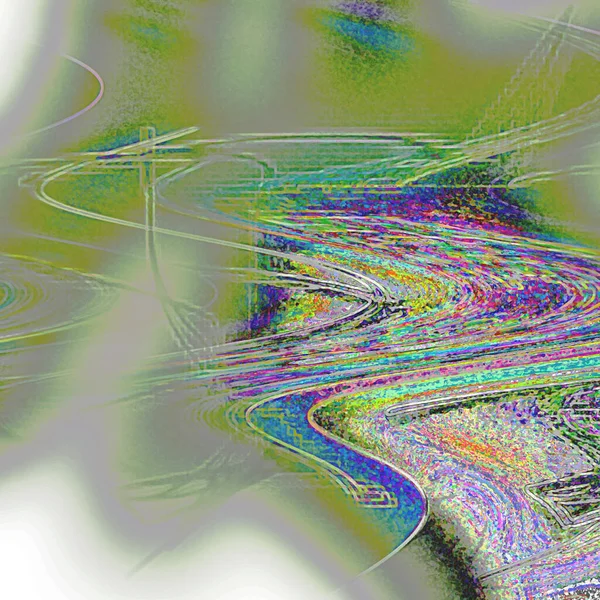 fantezi kaotik renkli fraktal desen. Soyut fraktal şekiller. 3d resimleme arkaplanı veya duvar kağıdı oluşturuluyor.