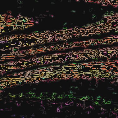 Soyut dijital fraktal doku. 3d oluşturma