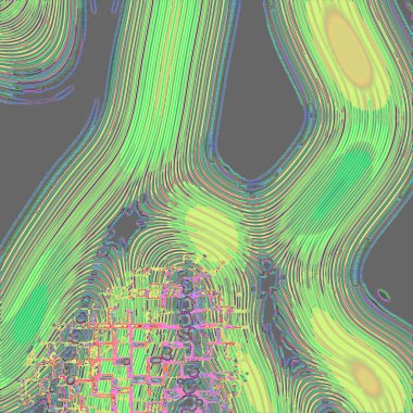 Yaratıcı model. Geometrik desen.