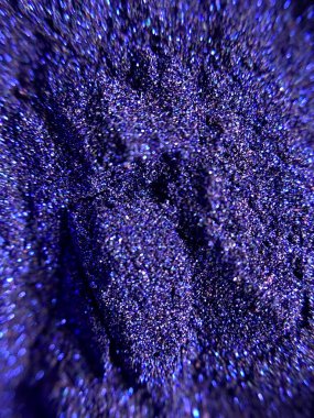 Canlı Mor Parıltılı Pigment Yakın plan