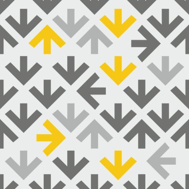 Pop sanat tarzında oksuz geometrik desen