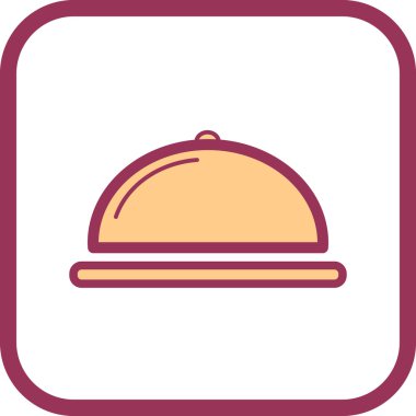 vektör çizim satırı simgesi aşçı kap