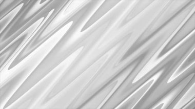 Akan soyut beyaz dalgalar bir sıvı oluşturur, tek renkli bir yüzey boyunca zikzak çizerek, sıvı saten ya da minimalist bir ayar içindeki geleceksel mimari panele benzer..