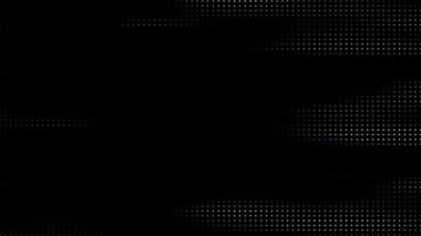 Soluk beyaz noktalar, koyu siyah bir zemin üzerinde ince bir ızgara deseni oluşturur. Karanlık yüzeyin gölgelerinden ortaya çıkan minimalist bir doku yaratır..