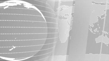 Dünya haritası ve dijital bağlantıları olan harita