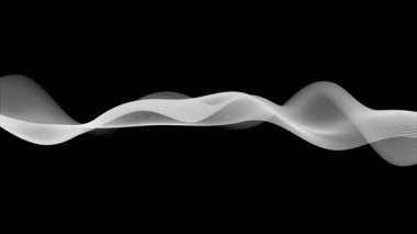 siyah soyut dalga. vektör tasarımı ögesi.