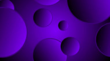 daireler ile mor arka plan.