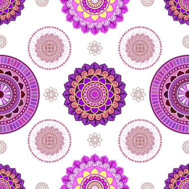 sorunsuz mandala desen