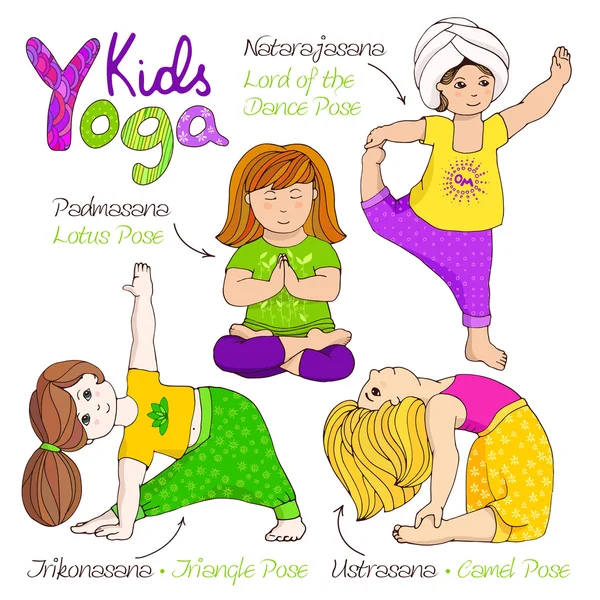 2,217 Kids yoga Vector Images | Depositphotos