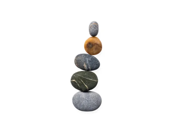 Камень баланса изолирован. Концептуальное изображение . — стоковое фото