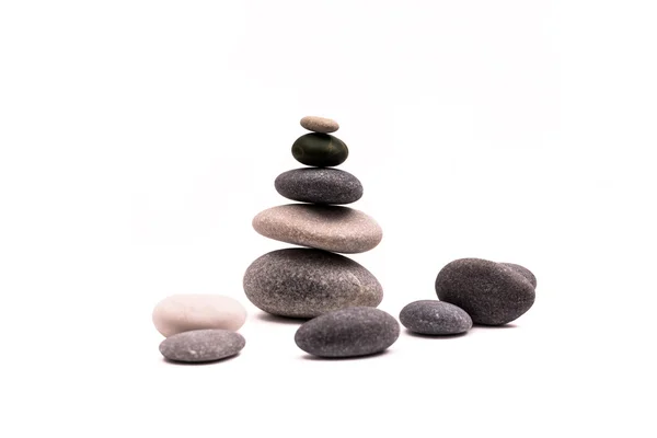 고립 된 균형 돌. — 스톡 사진