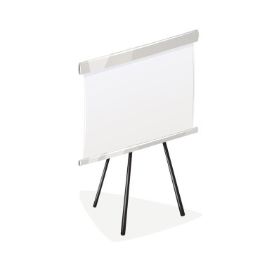 Flip chart izole