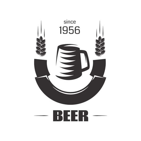 Distintivo de insígnia de cerveja —  Vetores de Stock
