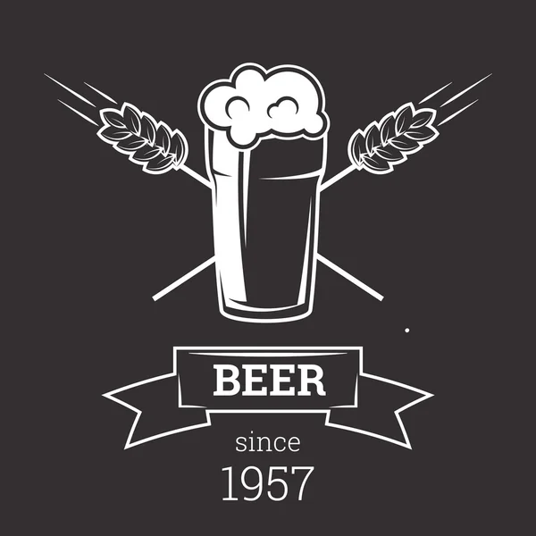 Знак отличия пива — стоковый вектор