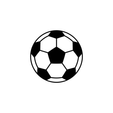 Image shows a soccer ball using a black and white scheme, depicting a classic pattern of pentagons and hexagons. Ideal for sports content.