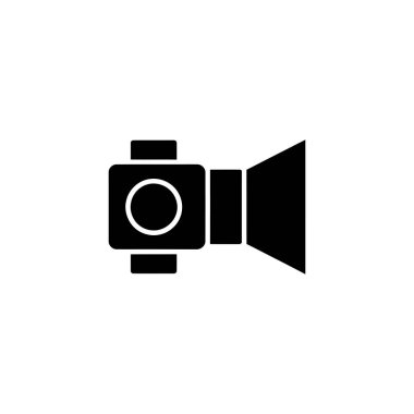 Bu illüstrasyonda, düz bir vektör grafiği olarak gösterilen farklı güneş panelleri ve merkezi gövdeye sahip bir uydunun siyah silueti gösteriliyor. Eğitim kaynakları için kullanışlı.