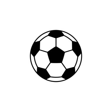Image shows a soccer ball using a black and white scheme, depicting a classic pattern of pentagons and hexagons. Ideal for sports content.