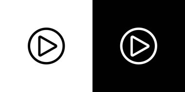 Resim, resmin her iki tarafında simgenin renk şeması ters çevrilmiş siyah beyaz bir oyun simgesini görüntüler. Her simge kuşatılmıştır.