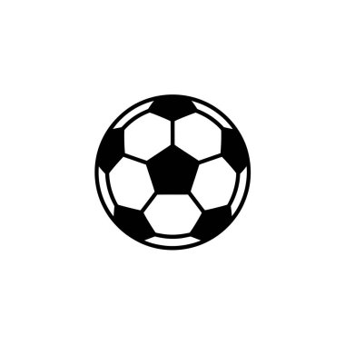 Klasik bir futbol topunun temiz bir temsili. Siyah ve beyaz dizaynda genellikle spor malzemelerinde kullanılan beşgenler ve altıgenler yer almaktadır..