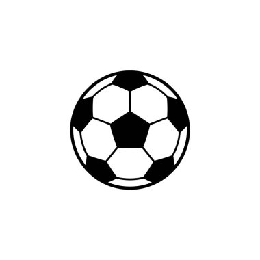 Çarpıcı, minimalist siyah-beyaz vektör grafiği bir futbol topu içeriyor. Tasarım, temiz beyaz bir zemin karşısında geleneksel altıgen ve beşgen modelini sergiliyor..