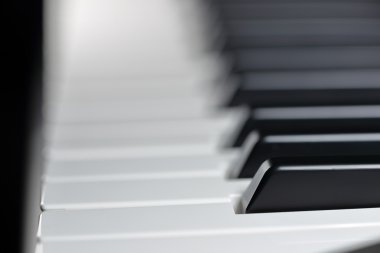 siyah ve beyaz piyano tuşları