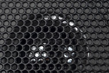 Siyah hoparlör ızgara