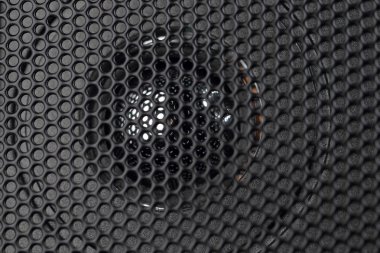 Siyah hoparlör ızgara