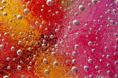 Soyut renkli doku buz kabarcıkları