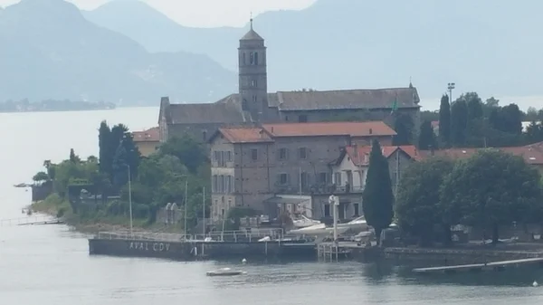 Gravedona danau como — Stok Foto