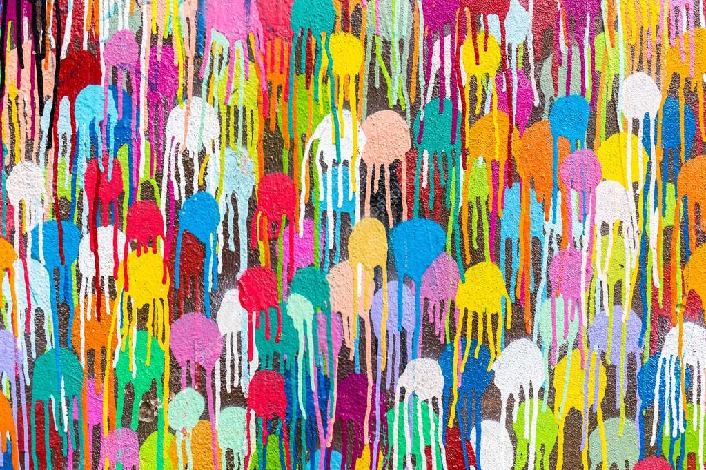 Color Paint Spots On Wall Stock Photo Pierdea 110187890