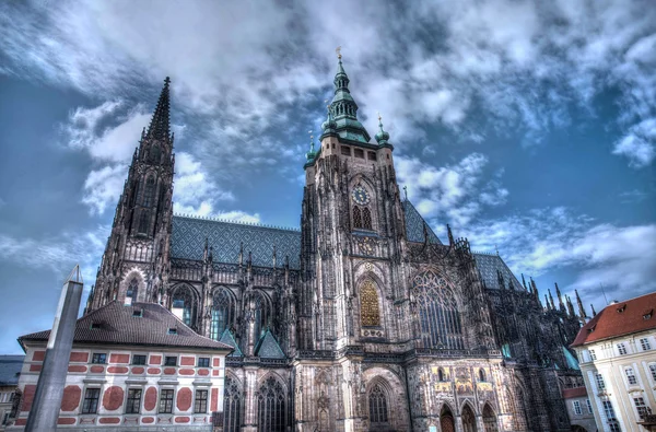 stock image Prague Castle. sunny day