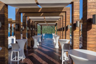 Sahilde güzel iç Teras