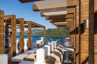 Sahilde güzel iç Teras