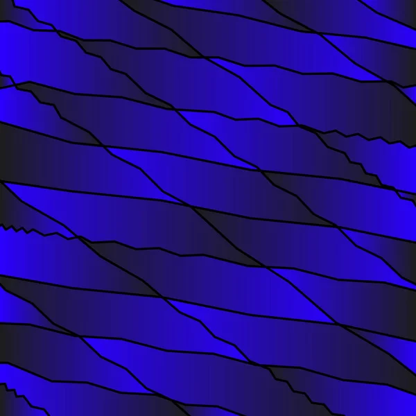 Liaisons Moléculaires Miroitées Rubans Lignes Vagues Entrecoupés Bleu Courbé Texture — Photo