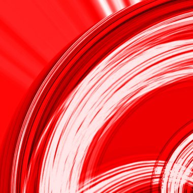 Kırmızı metalin yarı dairesel bölümleri ve parlak tellerin kesiştiği yerler. Güzel şeylerle birlikte hayatın tadını çıkar.