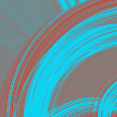 Karanlık çizgilerle kesişen akuamarin metalin kasvetli yarı dairesel çizgileri. Güzel şeylerle birlikte hayatın tadını çıkar.