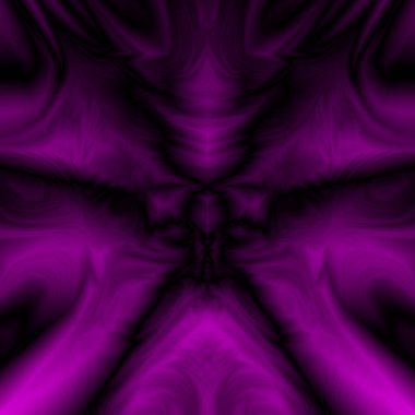 Pembe parıltılı uzaylı bir konuğun soyut görüntüsü. Güzel şeylerle birlikte hayatın tadını çıkar.