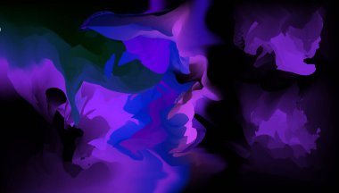 Yumuşak Fırça Vuruşları ile Soyut Pastel Akışkan Dalga Arkaplanı