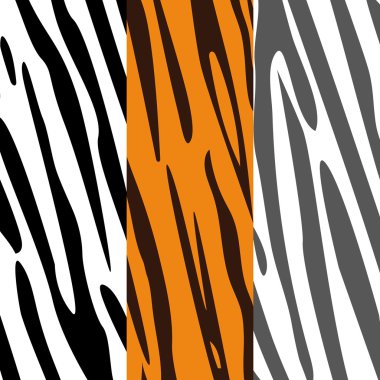 zebra ve kaplan dokular