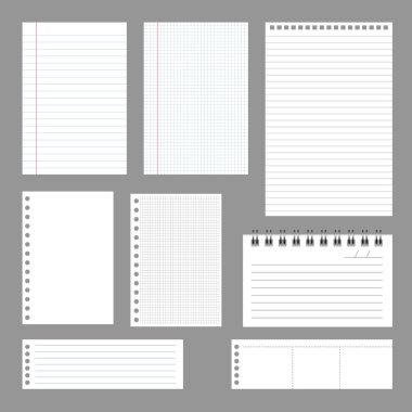 defter kağıt, vektör