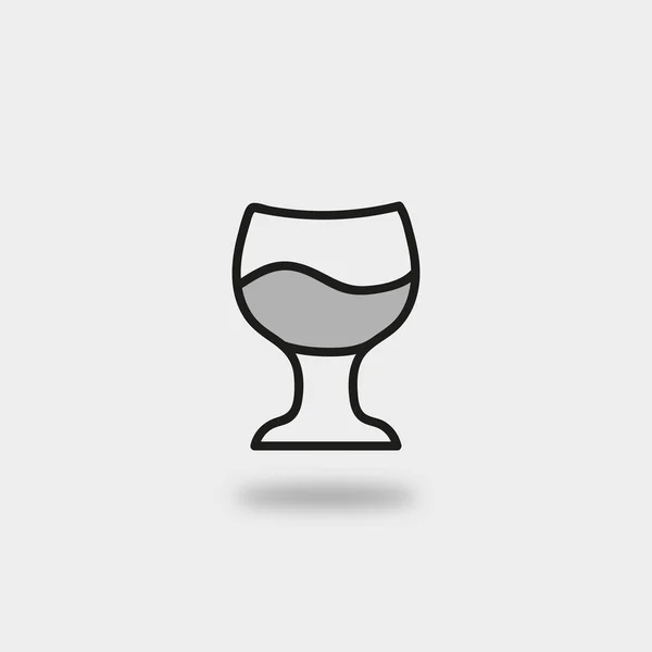 simge vektör kadeh şarap