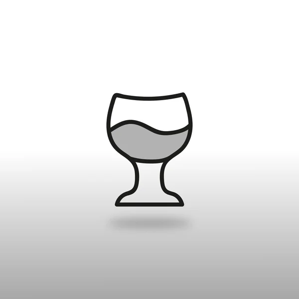 simge vektör kadeh şarap