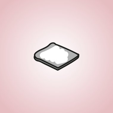 sandviç vektör simge petrol ekmek kahvaltı sağlık