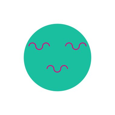 Dalga su simge vektör simgesi