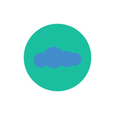 Bulut bulut bulutlu hava vektör Web simgesi