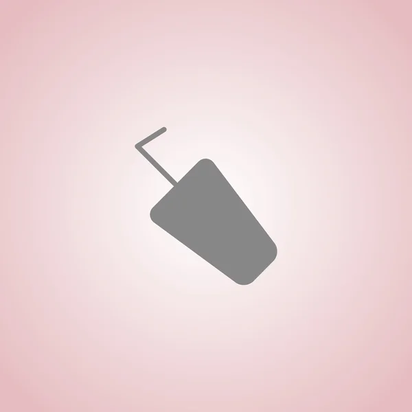 saman vektör simgesi olan plastik bardak